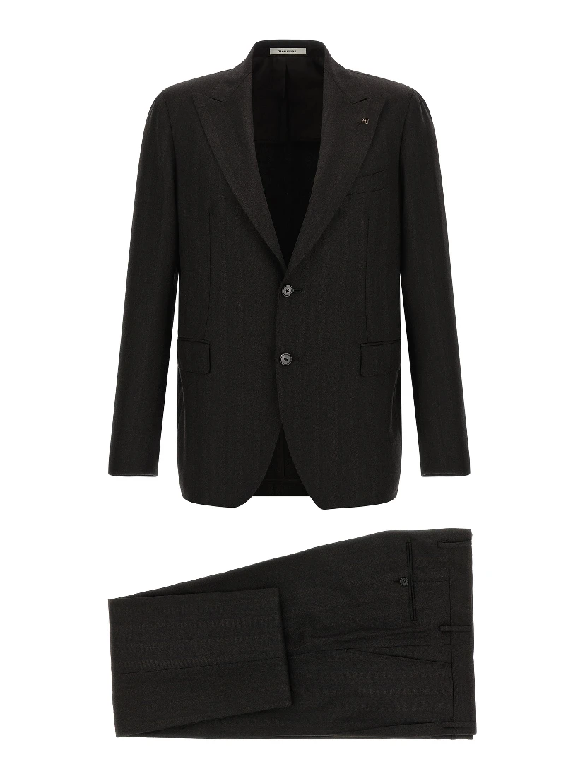 Gray Wool Two-Piece Suit