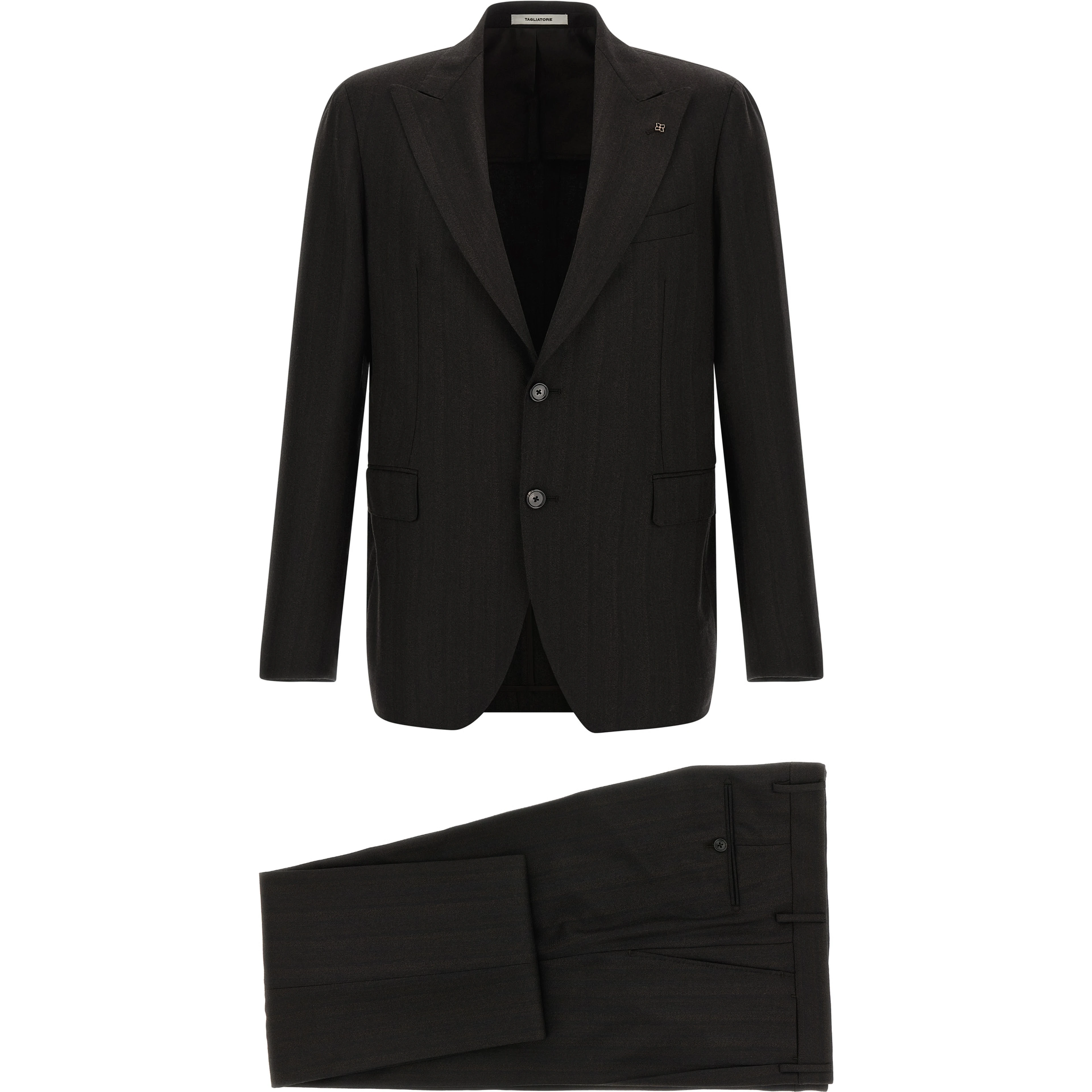 Gray Wool Two-Piece Suit