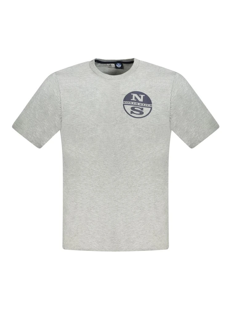 Gray Cotton Men's T-Shirt