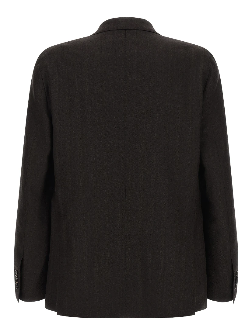Gray Wool Two-Piece Suit