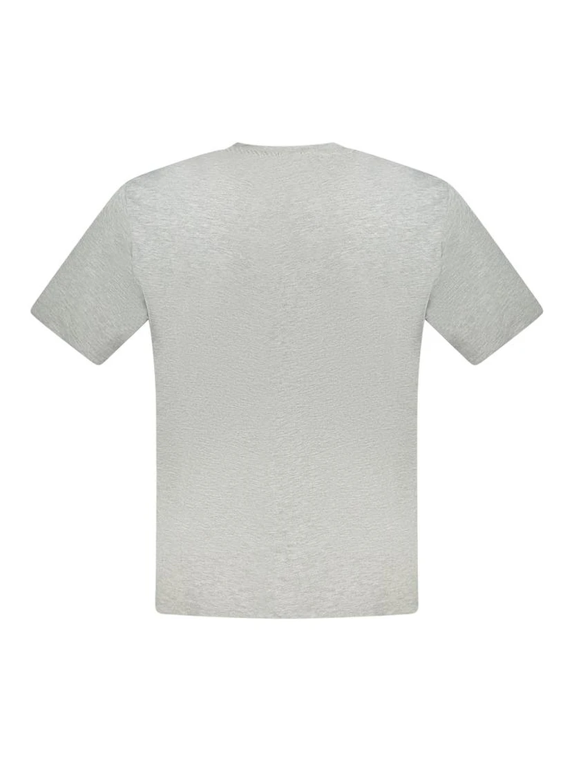 Gray Cotton Men's T-Shirt