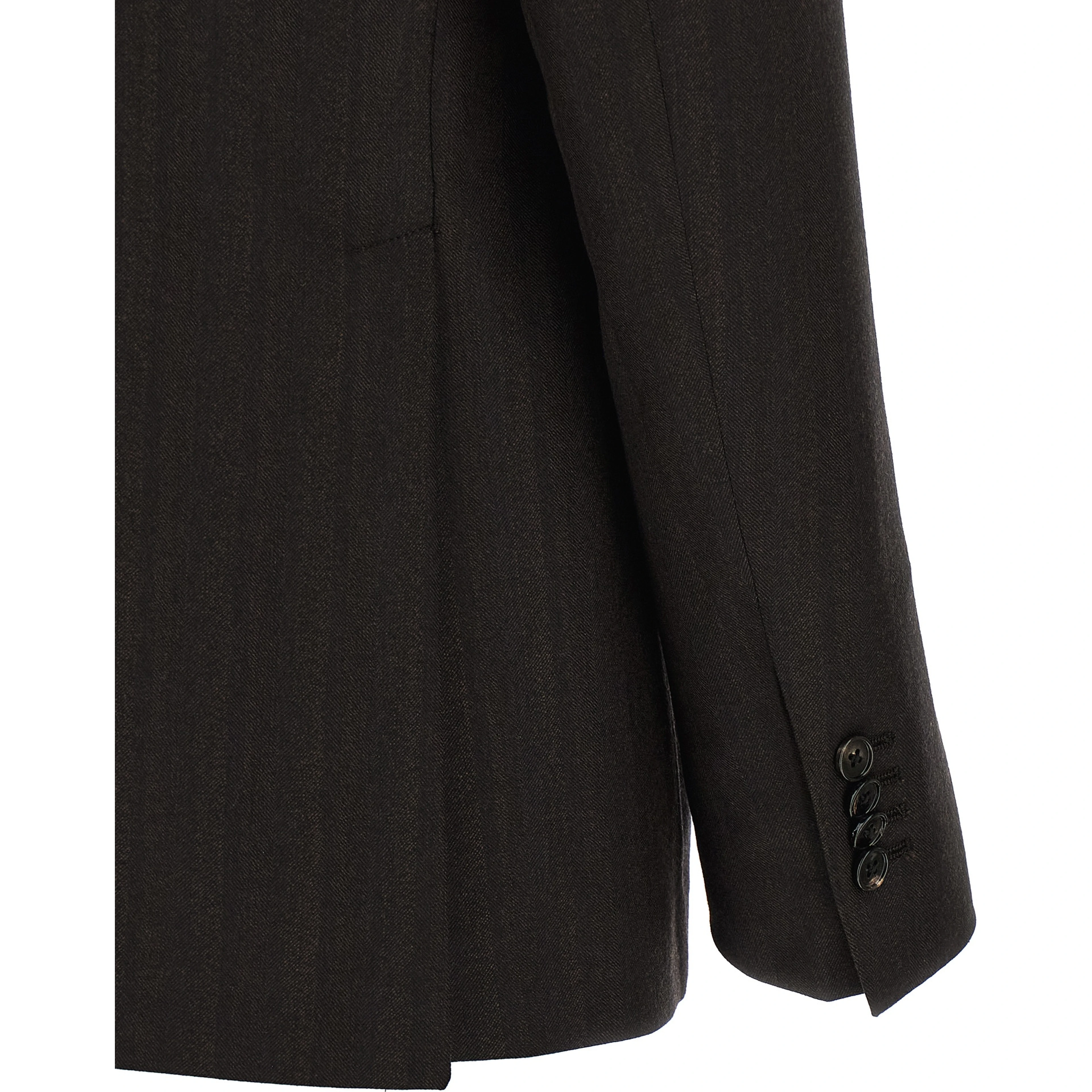 Gray Wool Two-Piece Suit