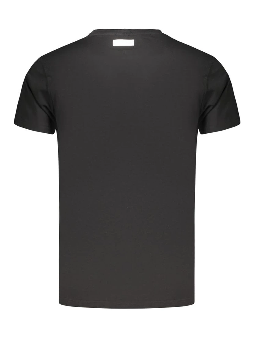 Black Cotton Men's T-Shirt