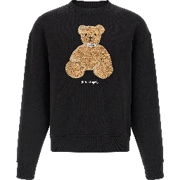 Black Cotton Sweatshirt