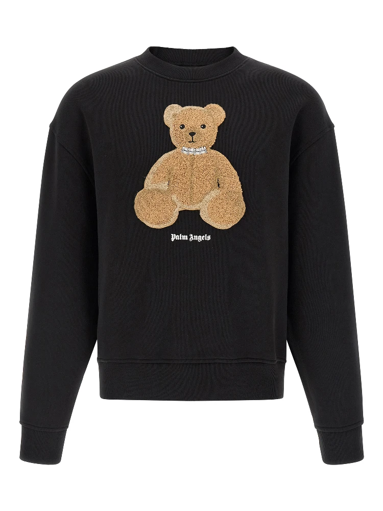 Black Cotton Sweatshirt