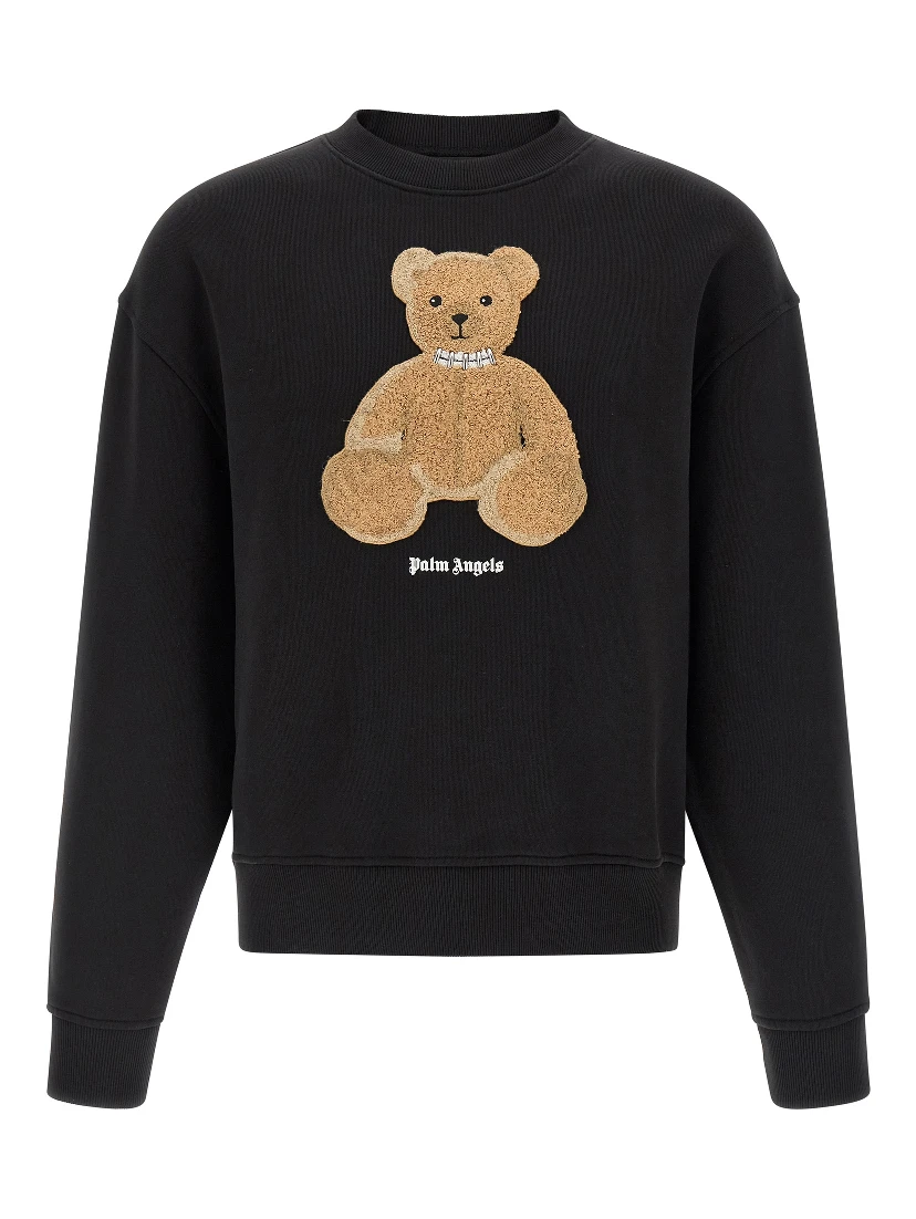 Black Cotton Sweatshirt