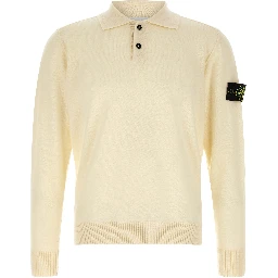 White Virgin Wool Cardigan