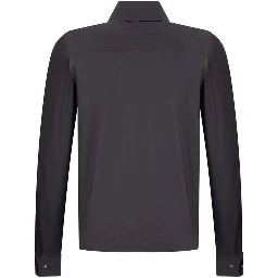 Blue Cotton Shell Jacket