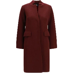 Bordeaux Wool Oves Aries Coat