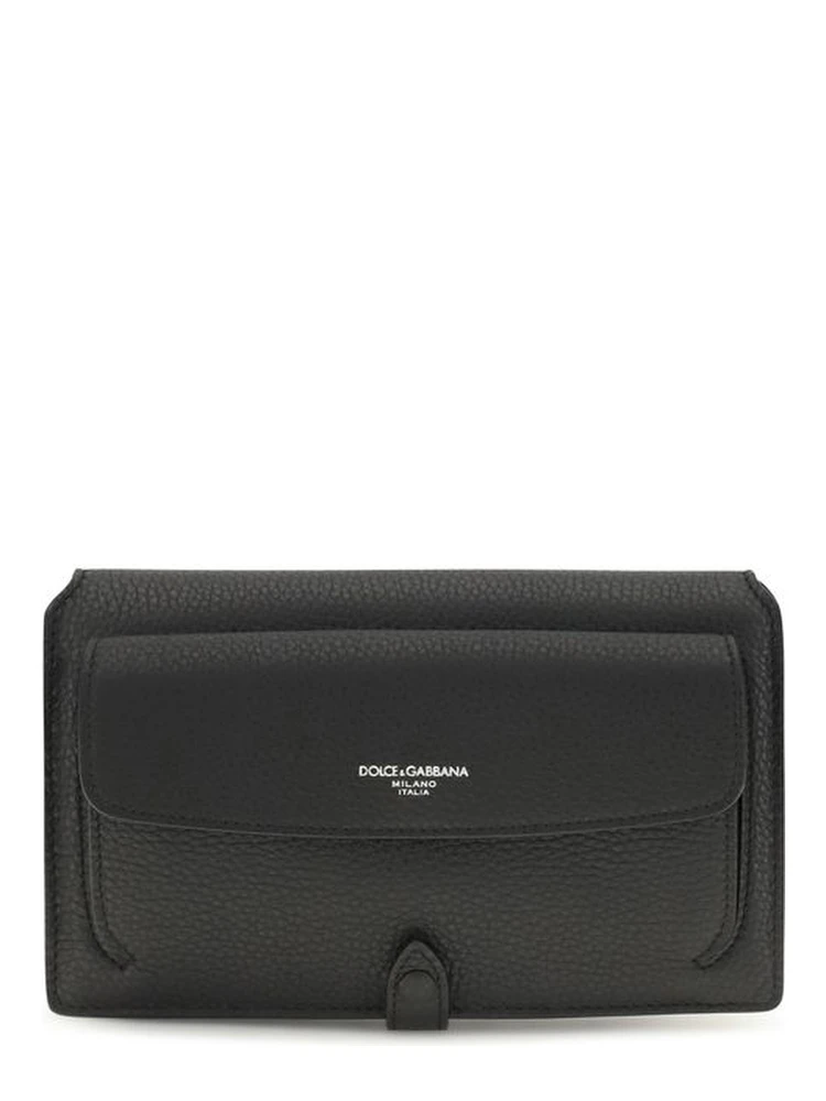 Black Calf Leather Bos Taurus Shoulder Bag