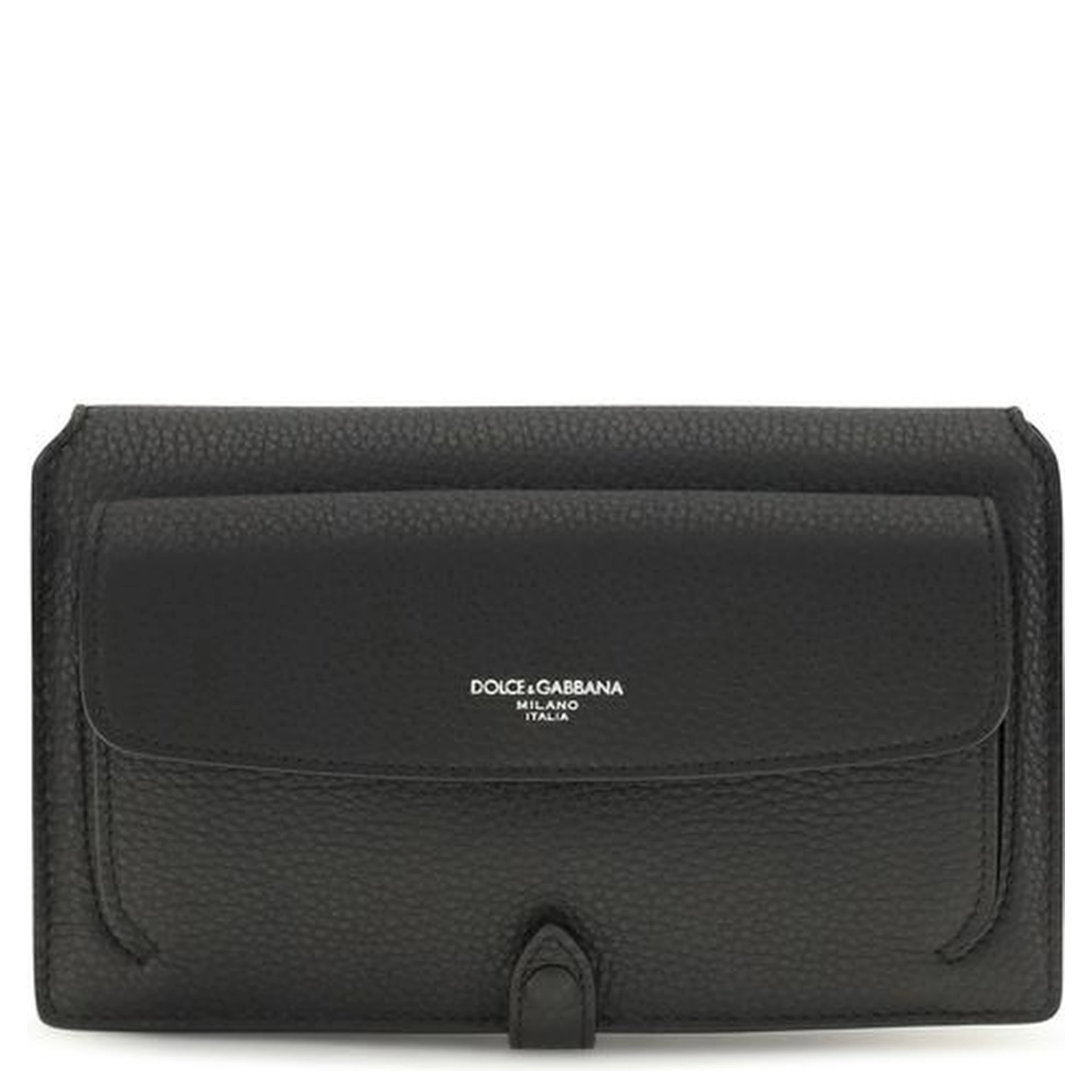 Black Calf Leather Bos Taurus Shoulder Bag