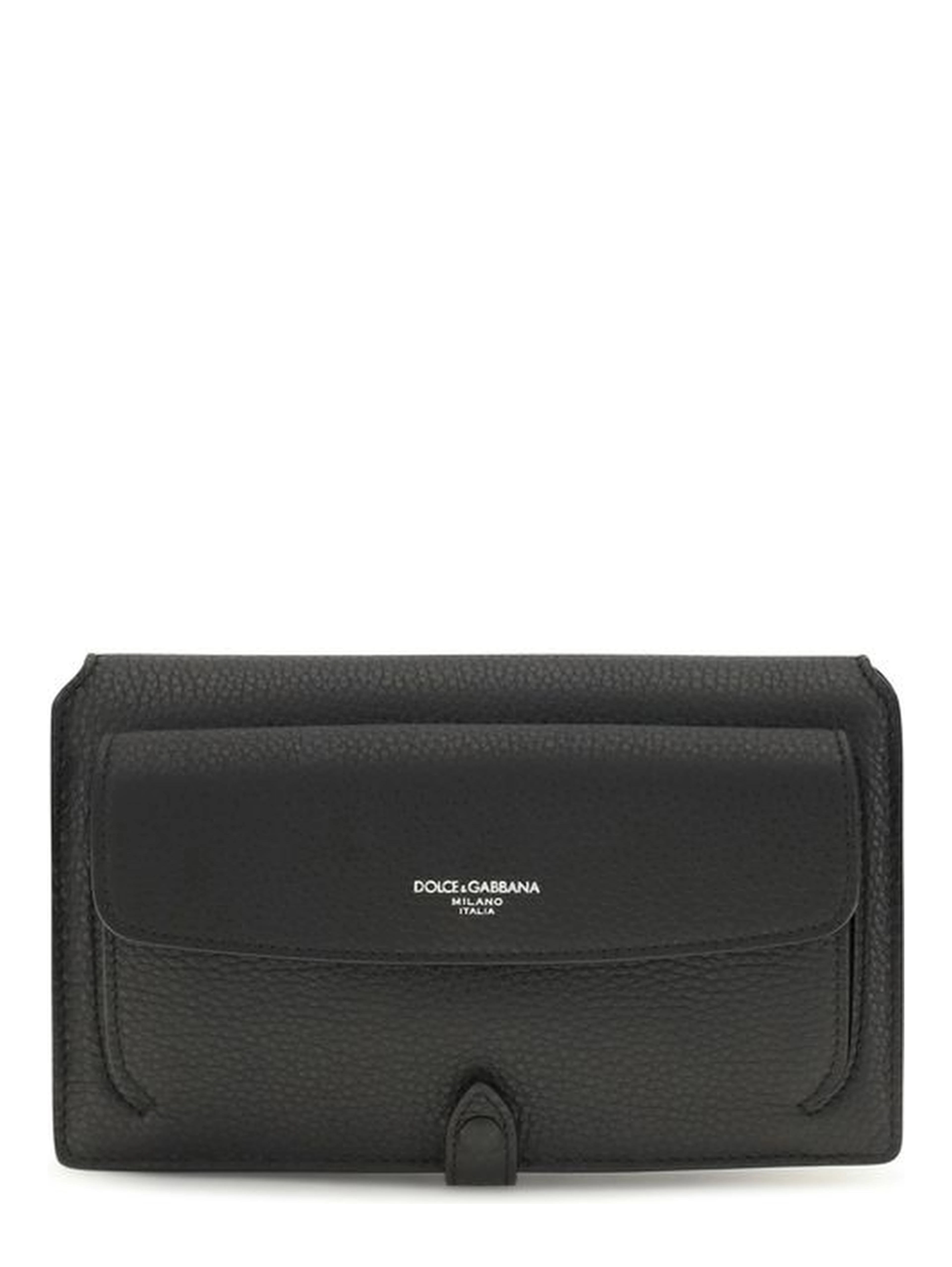 Black Calf Leather Bos Taurus Shoulder Bag