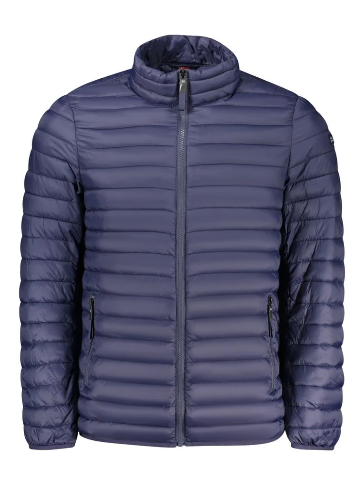 Blu Poliammide Men's Jacket