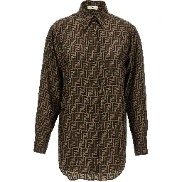 Brown Silk Blouse