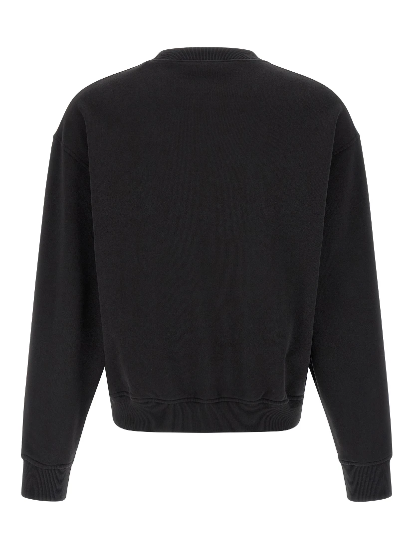 Black Cotton Sweatshirt