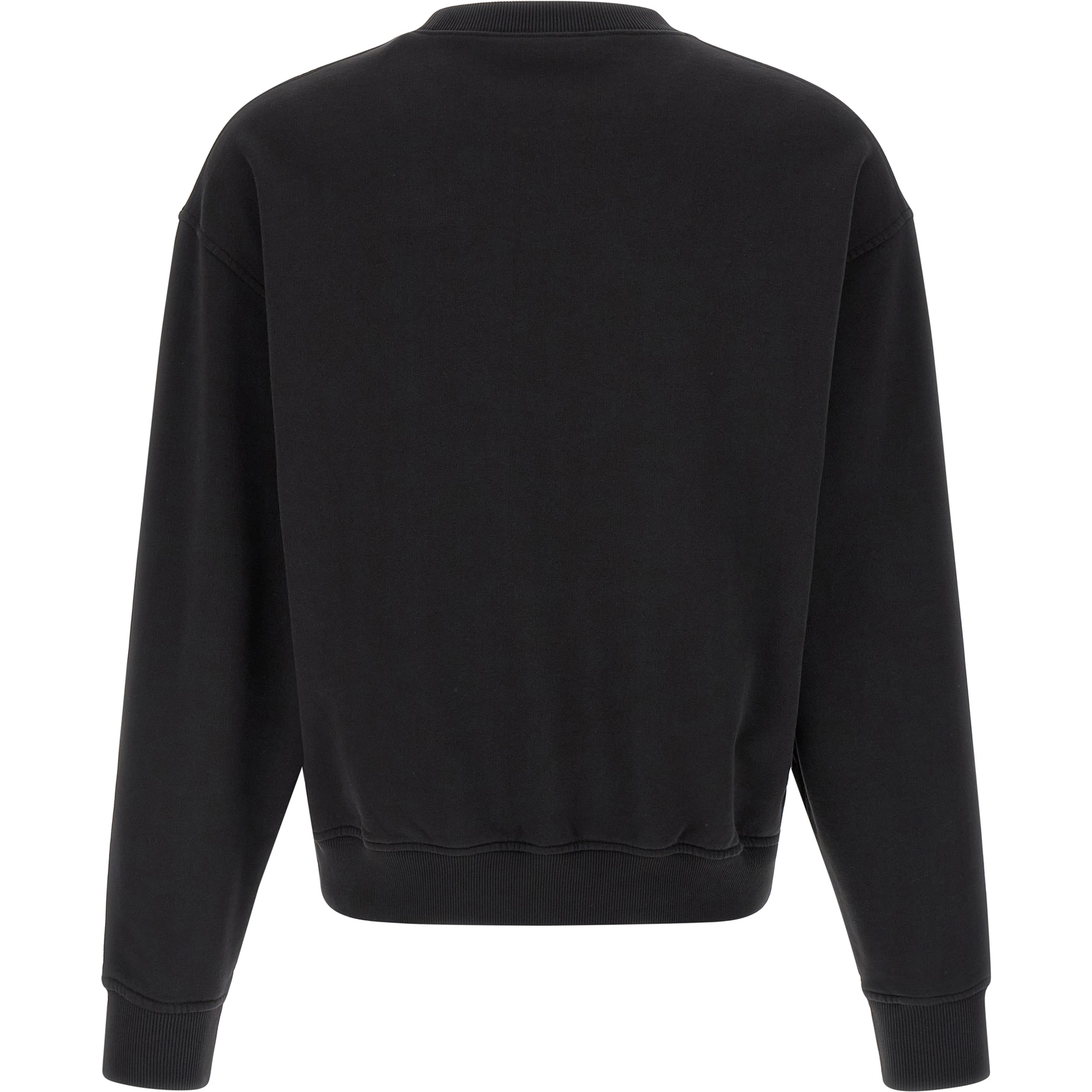 Black Cotton Sweatshirt