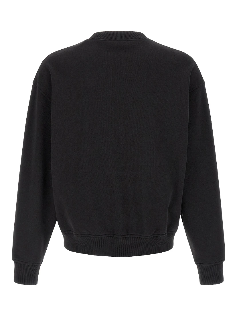 Black Cotton Sweatshirt