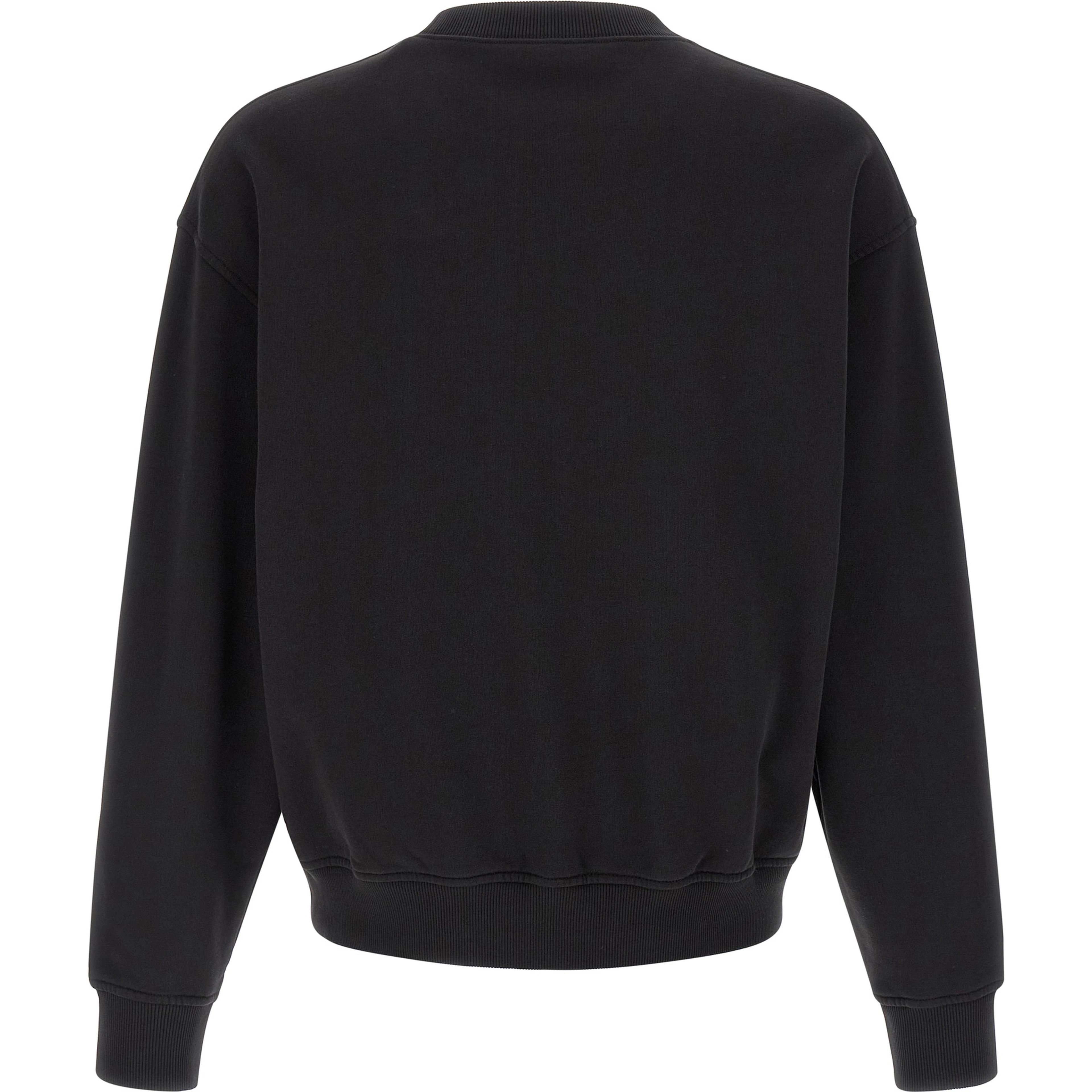 Black Cotton Sweatshirt