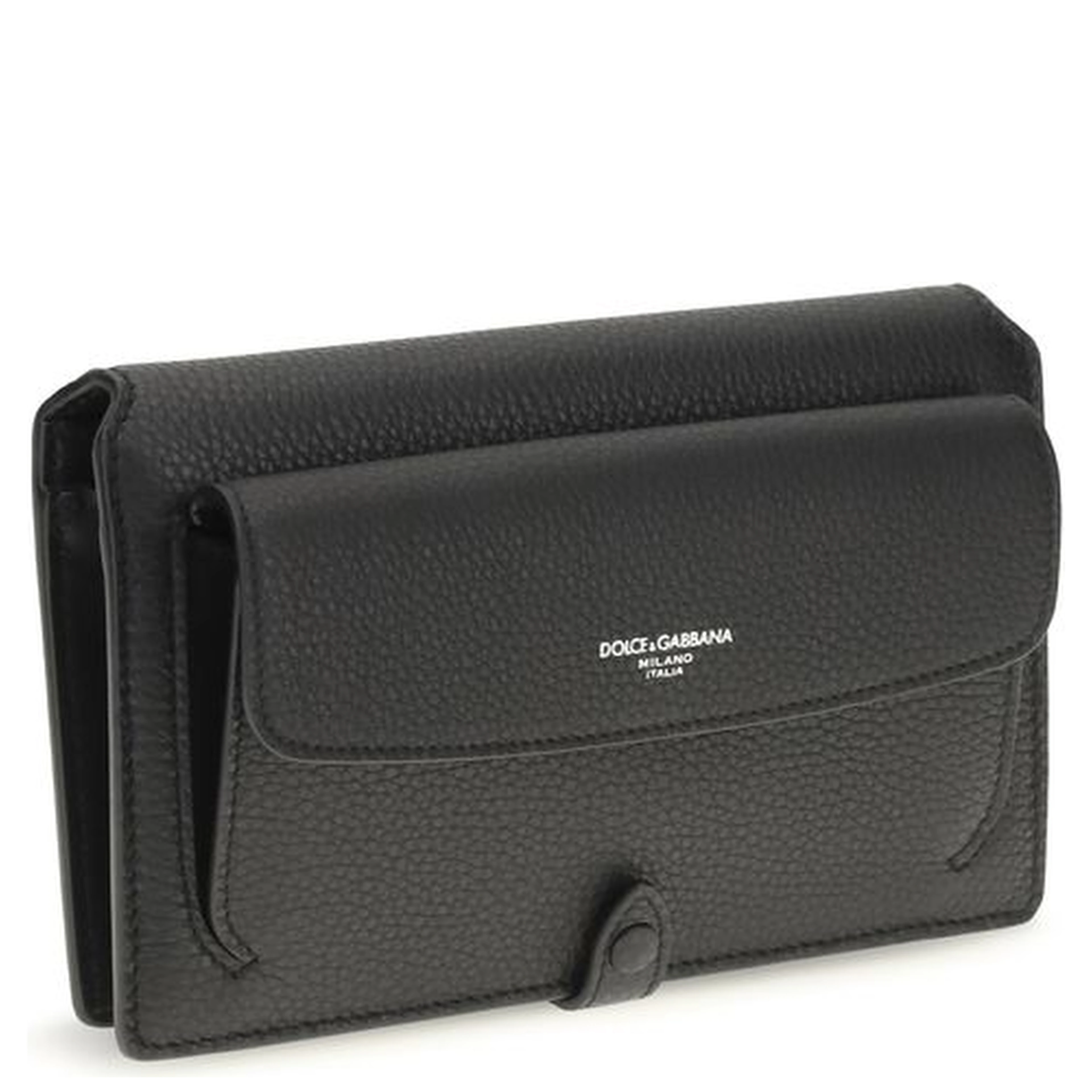 Black Calf Leather Bos Taurus Shoulder Bag