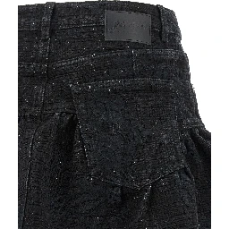 Black Cotton Long Skirt
