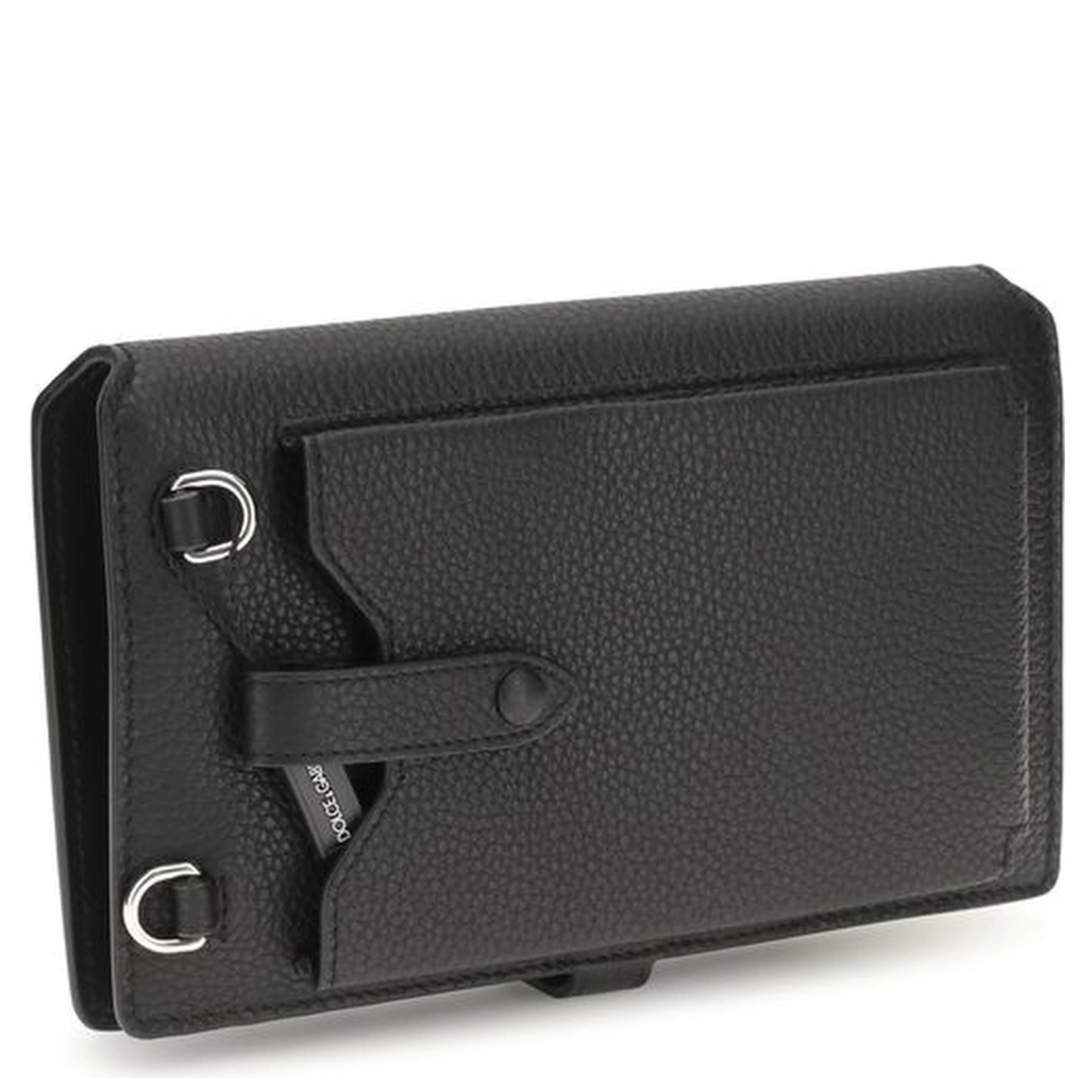 Black Calf Leather Bos Taurus Shoulder Bag