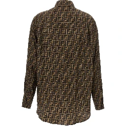 Brown Silk Blouse