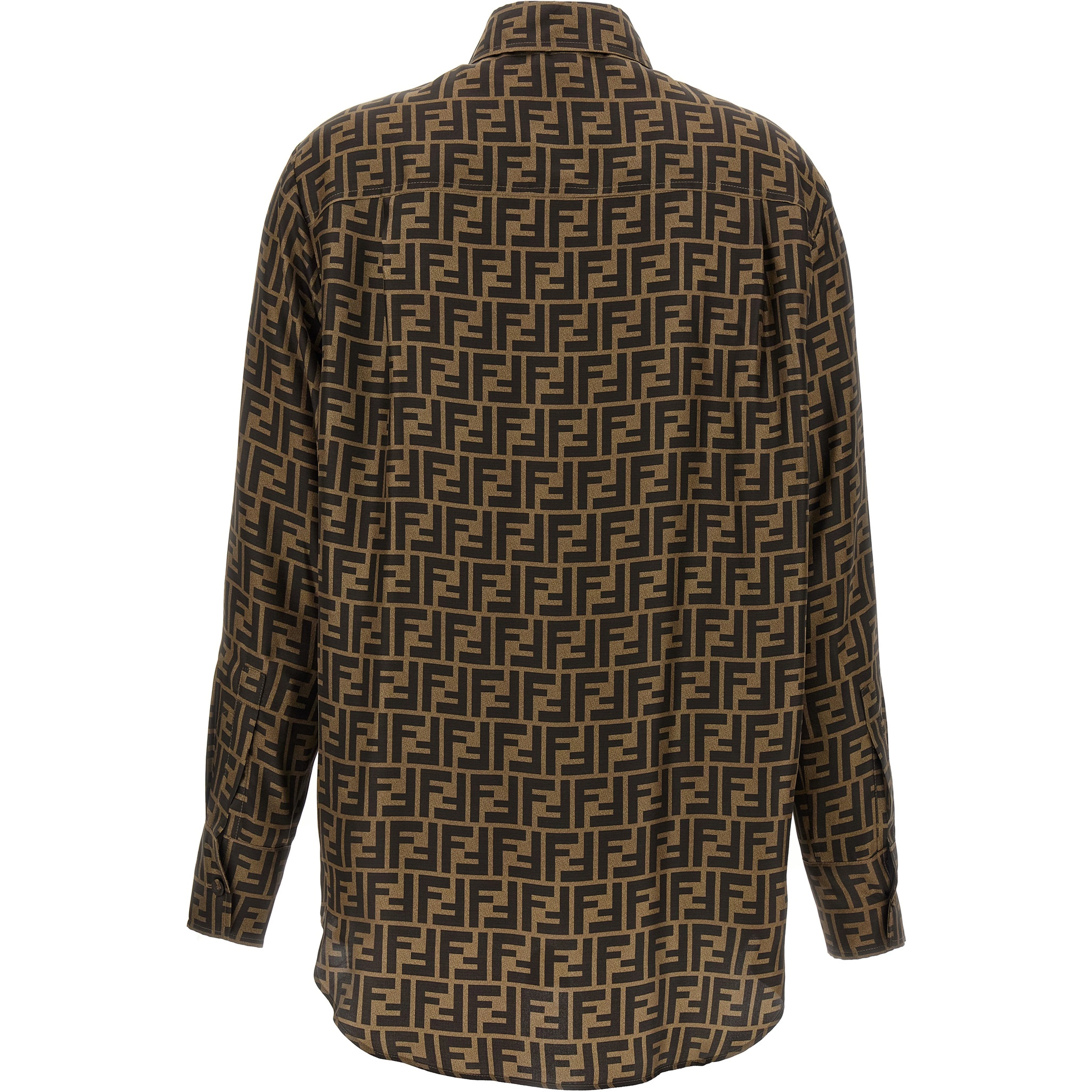 Brown Silk Blouse