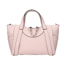 Pink Leather Handbag