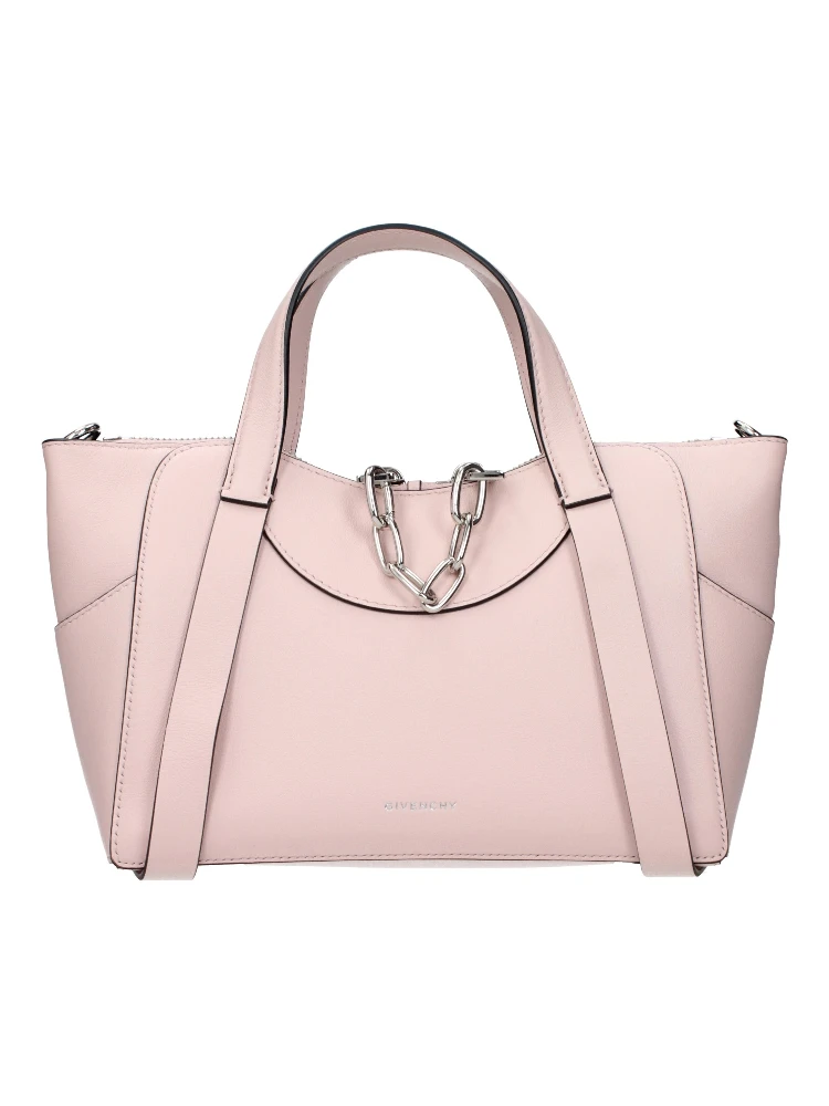 Pink Leather Handbag