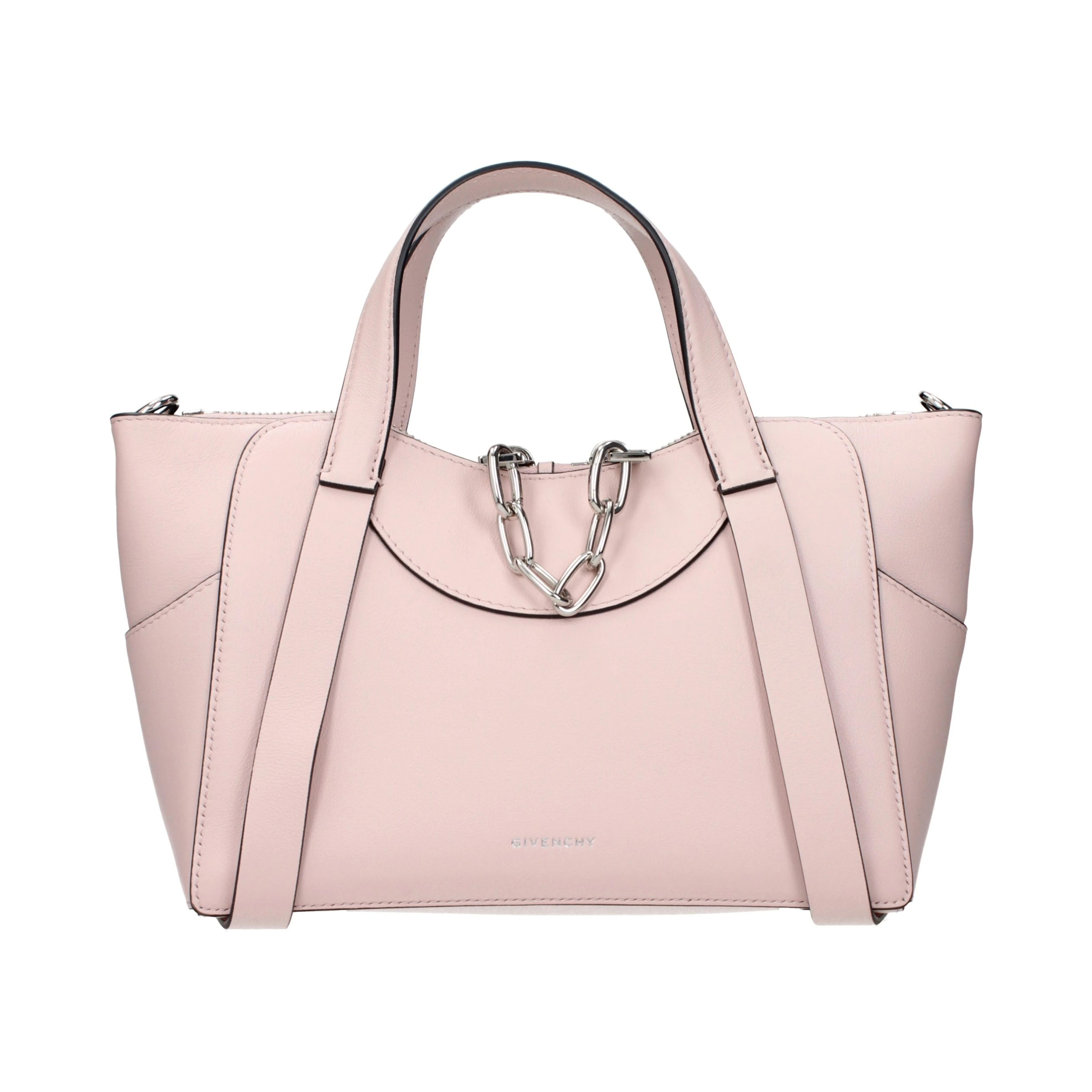 Pink Leather Handbag