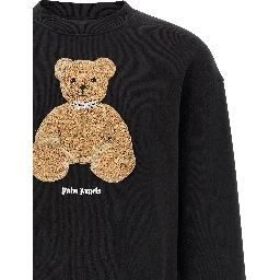 Black Cotton Sweatshirt