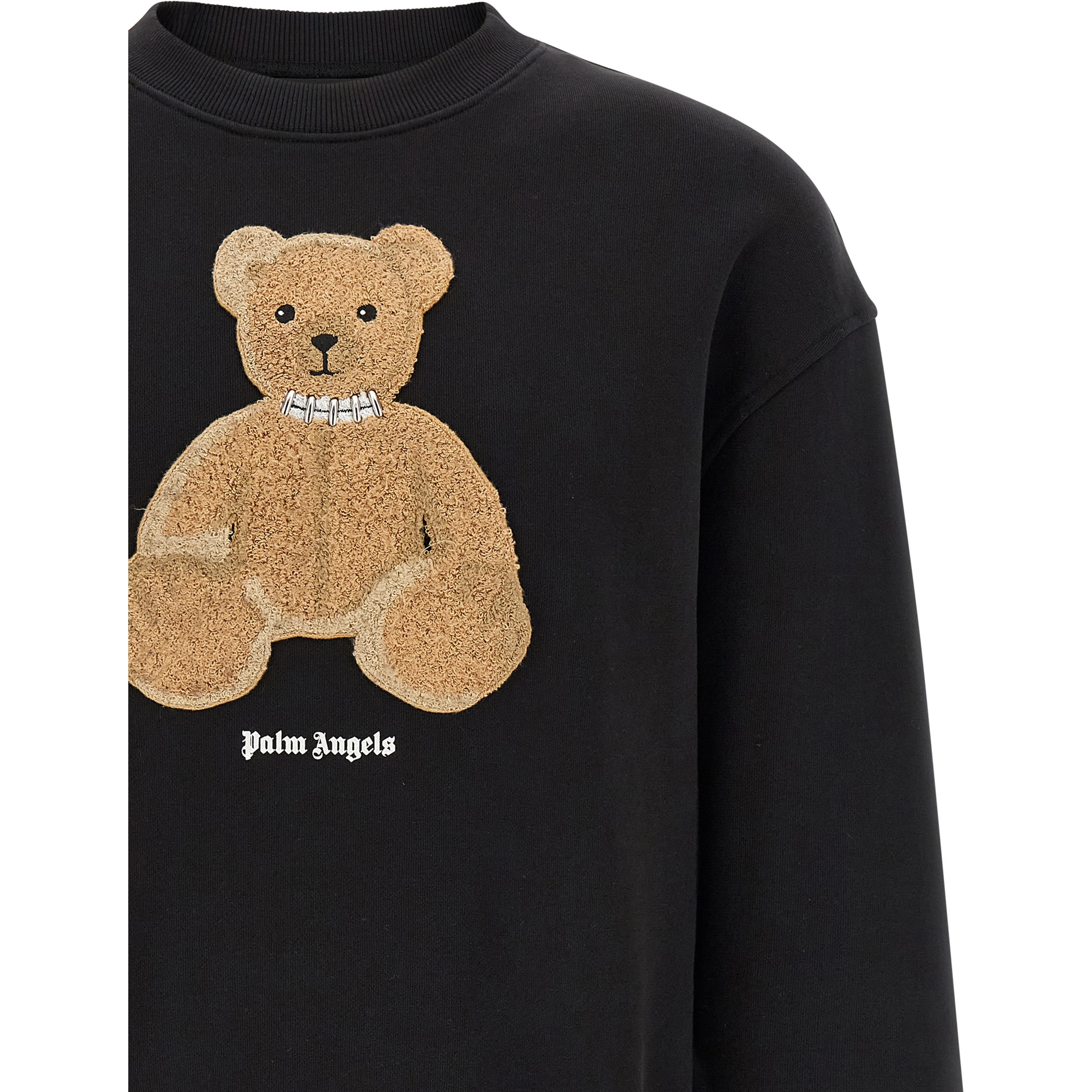 Black Cotton Sweatshirt