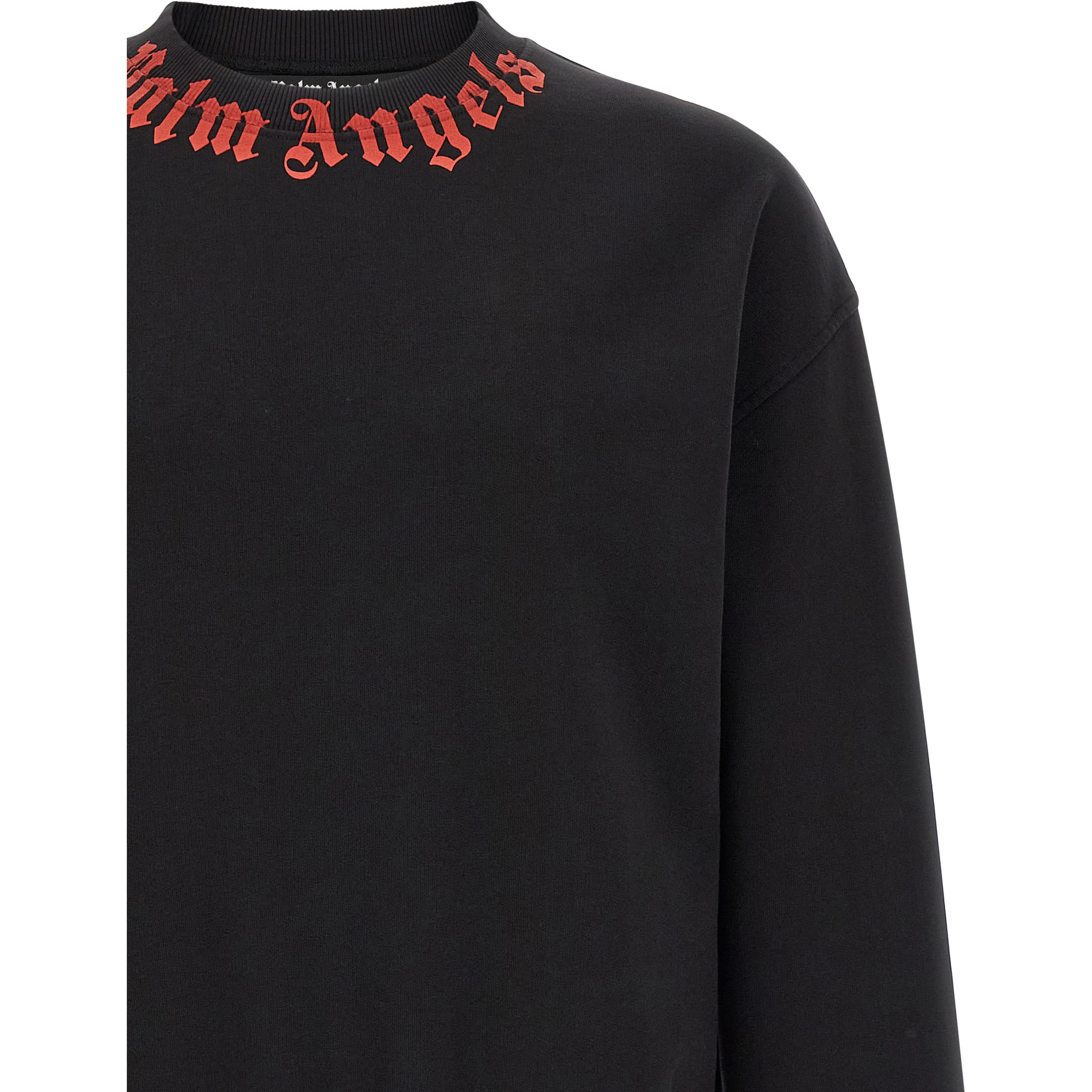 Black Cotton Sweatshirt
