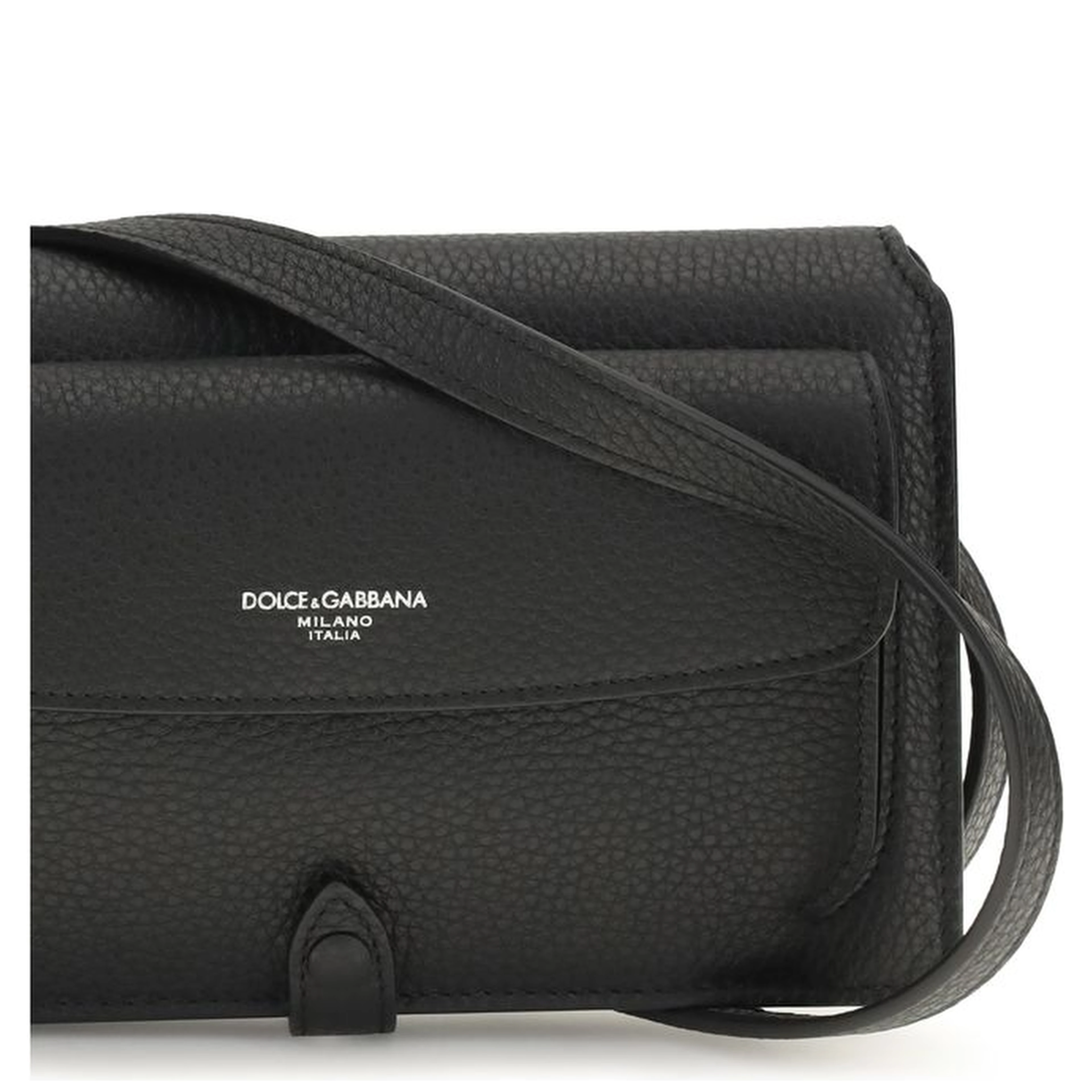 Black Calf Leather Bos Taurus Shoulder Bag