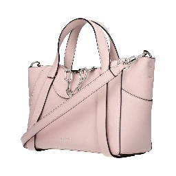 Pink Leather Handbag