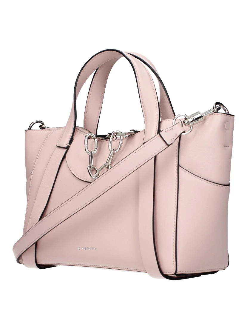 Pink Leather Handbag