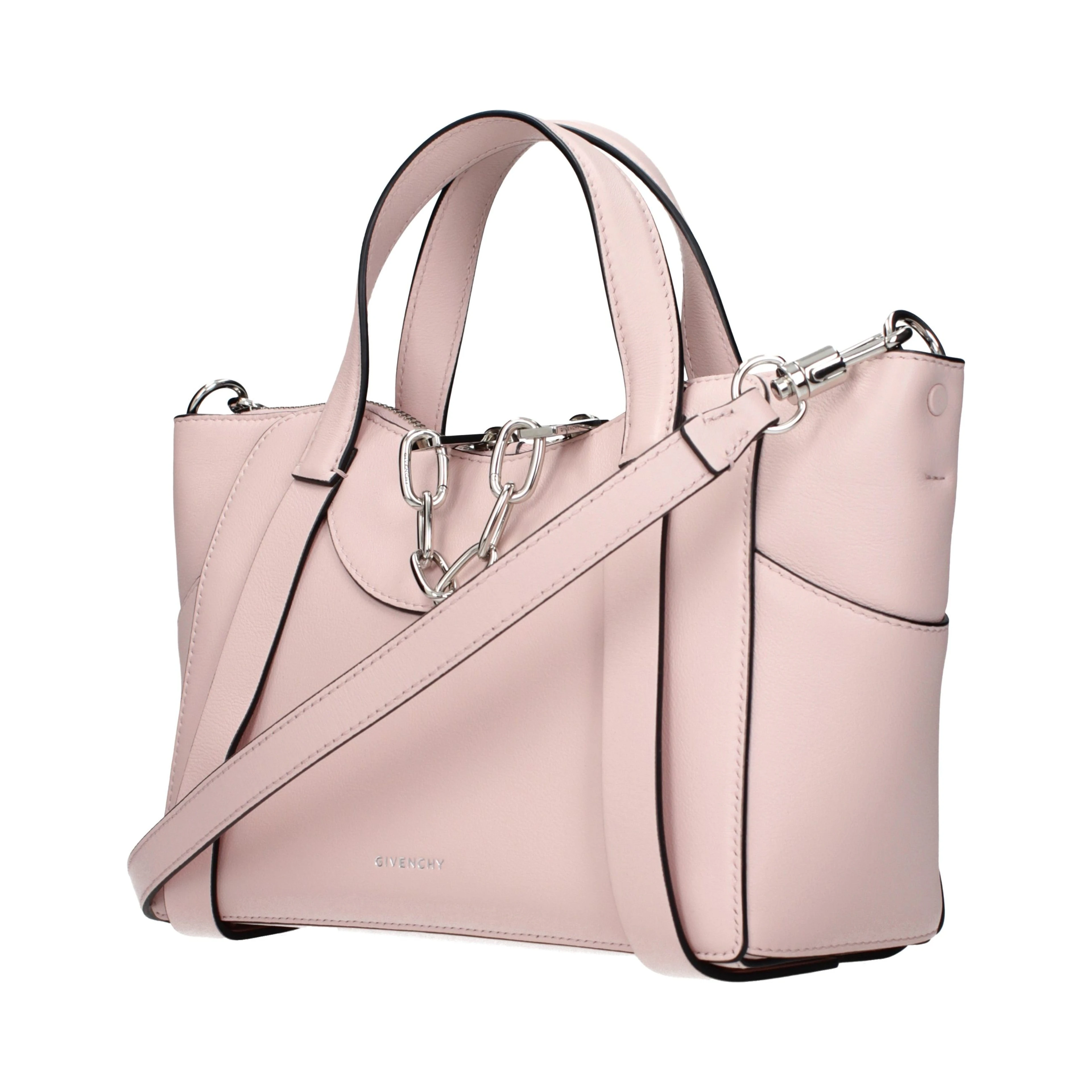Pink Leather Handbag