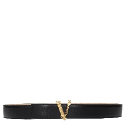 Black Leather Regular Belt