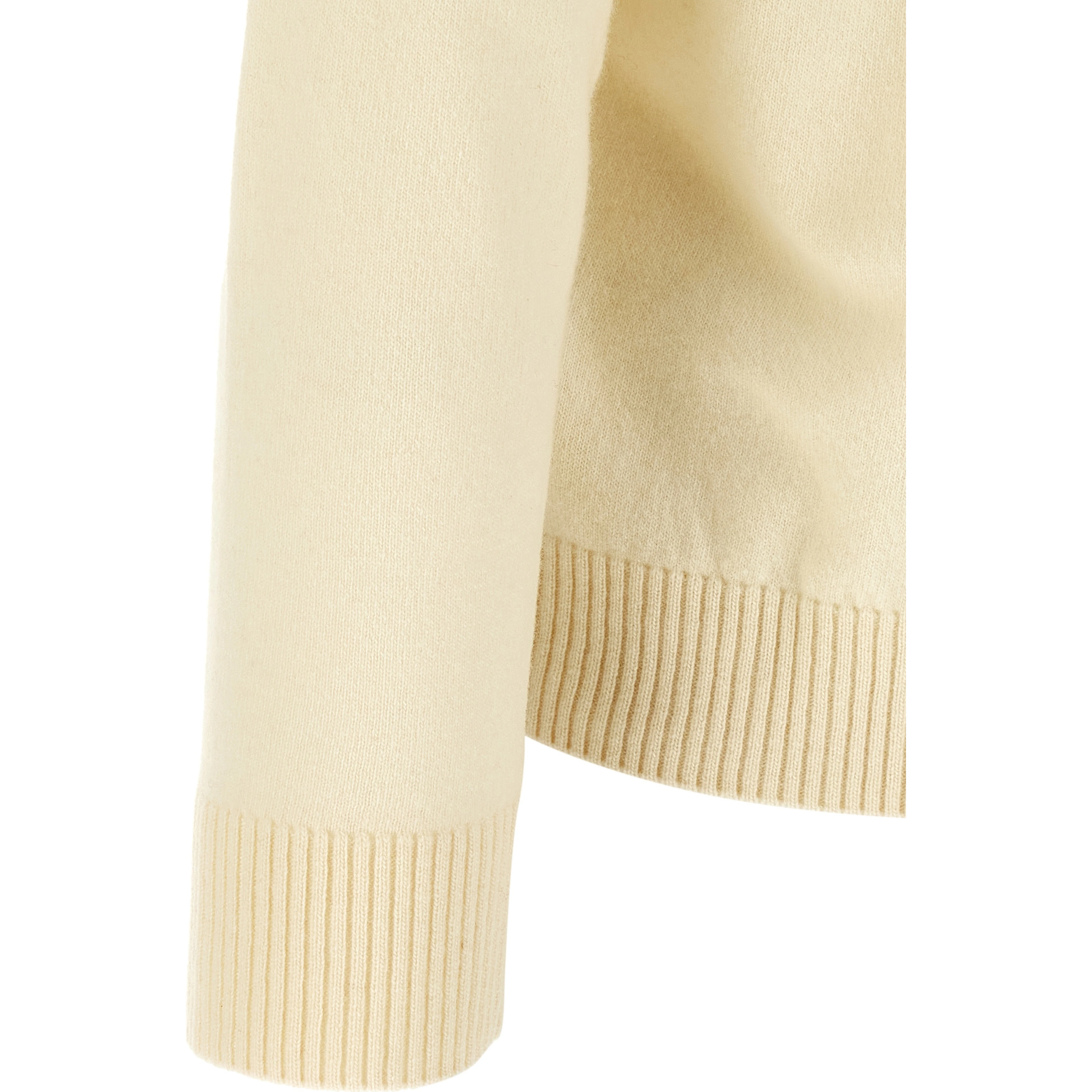 White Virgin Wool Cardigan