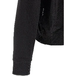Black Cotton Sweatshirt
