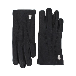 Black Leather Gloves