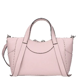 Pink Leather Handbag