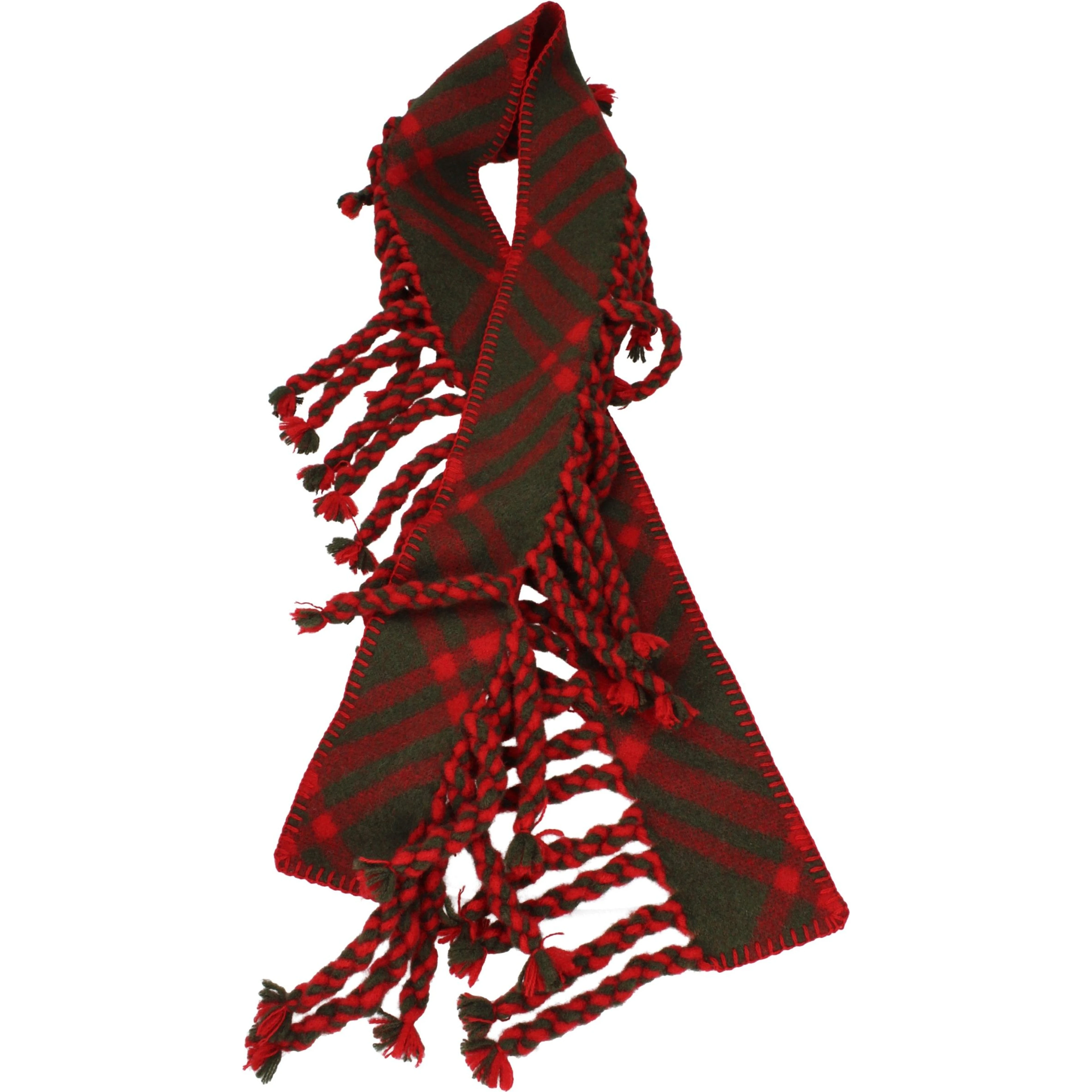 Red Wool Foulard