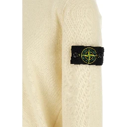 White Virgin Wool Cardigan