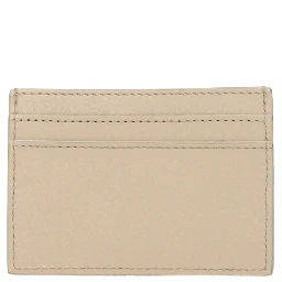 Beige Leather Cardholder