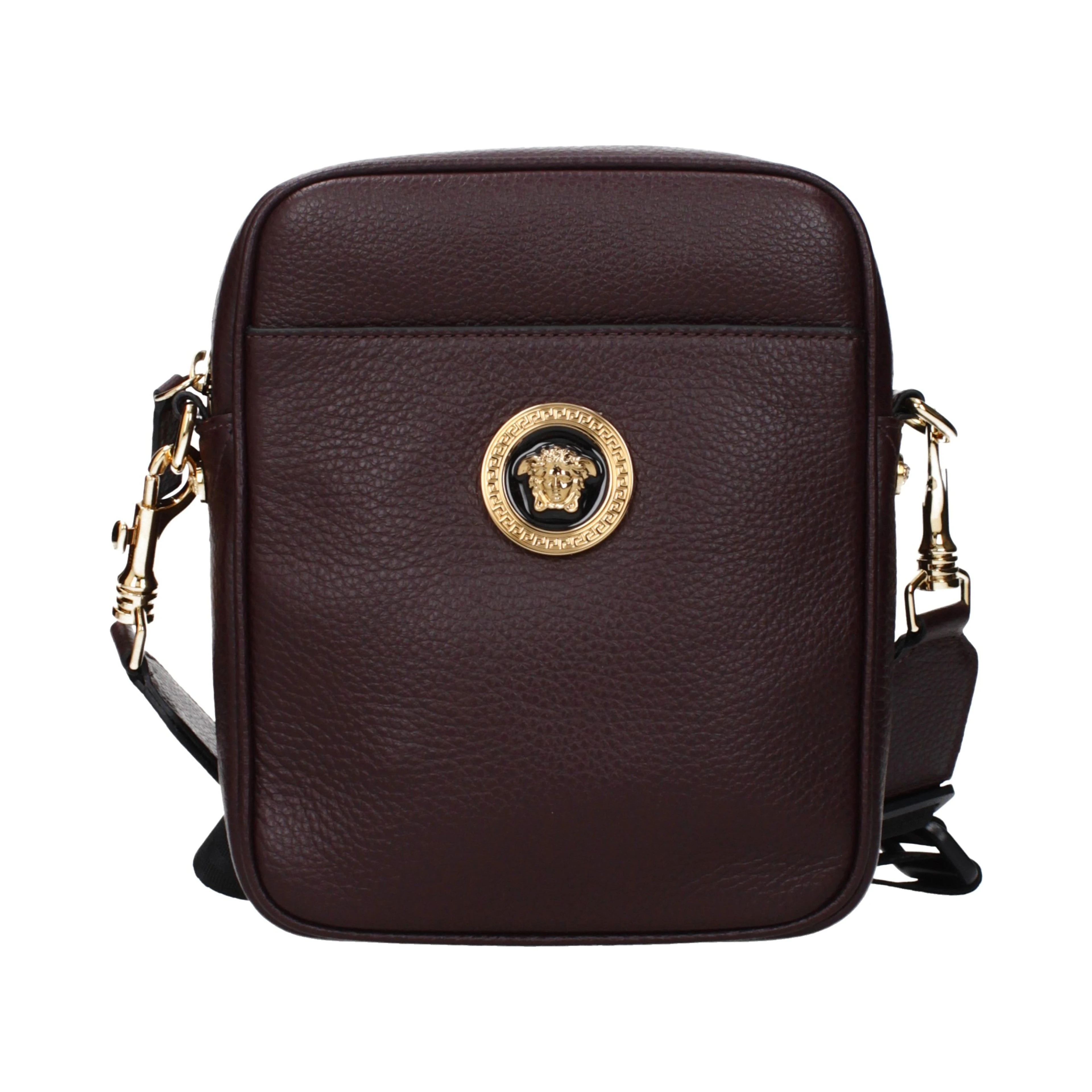 Purple Leather Crossbody Bag