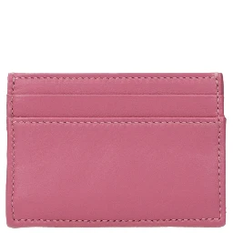 Pink Leather Cardholder