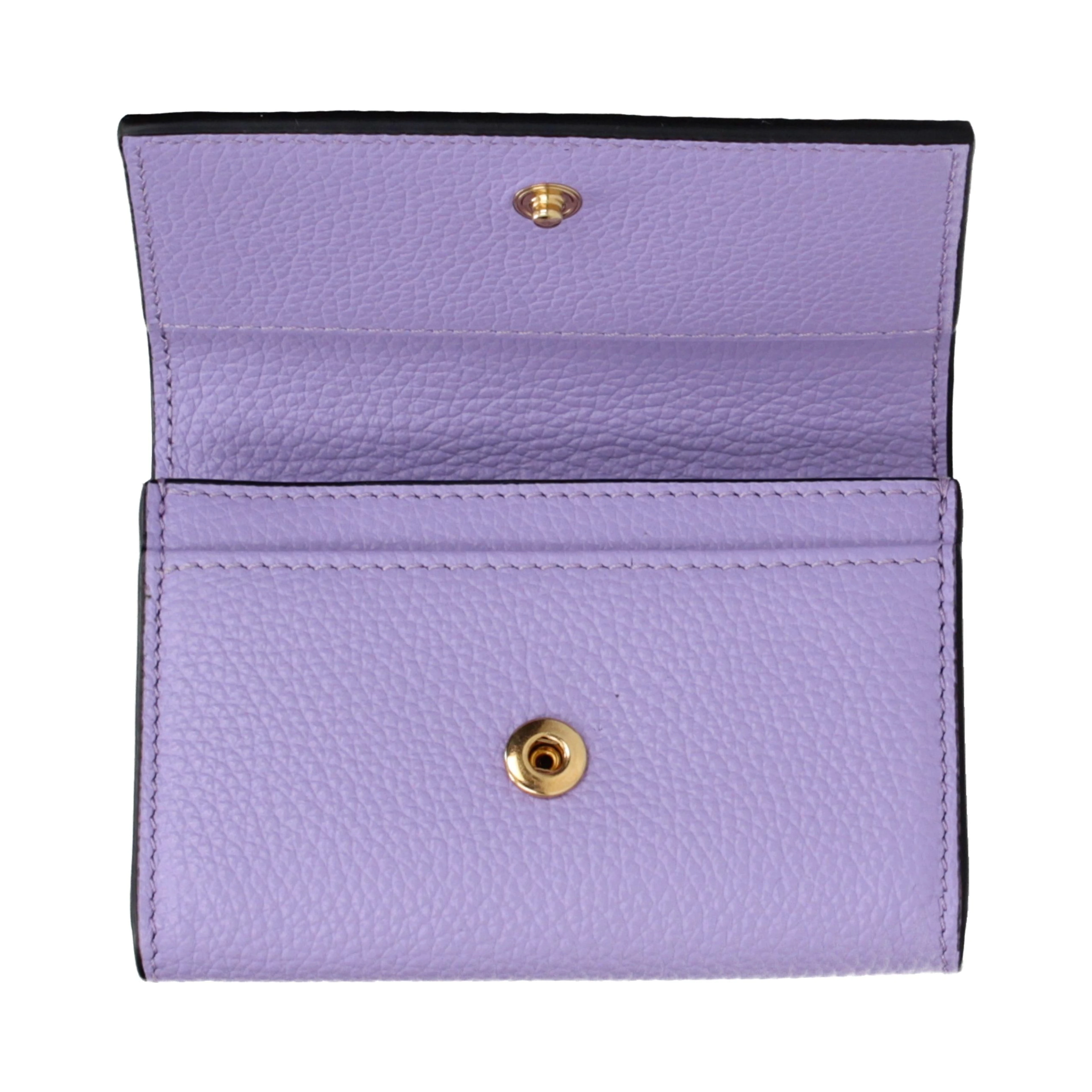 Purple Leather Wallet