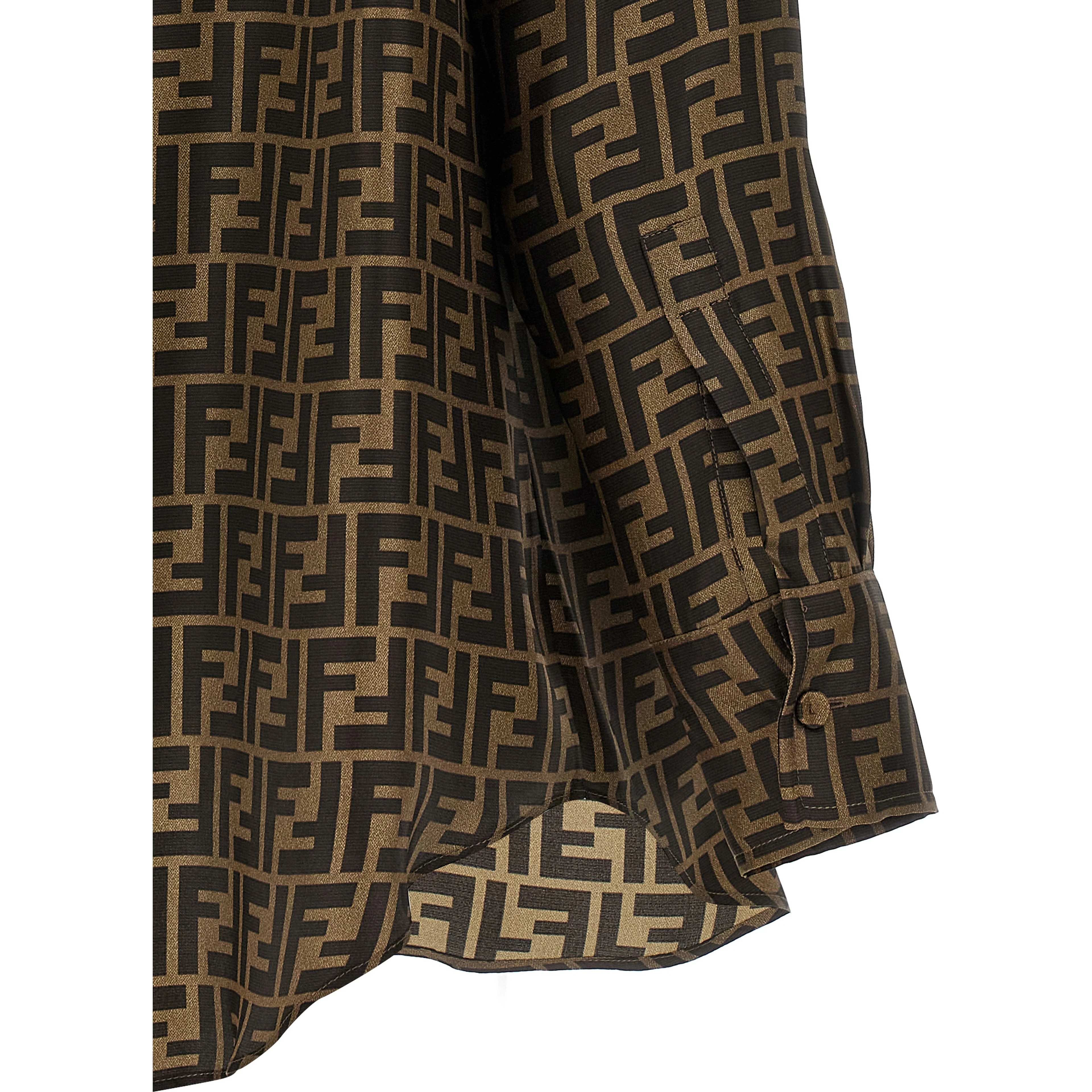 Brown Silk Blouse