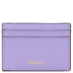 Purple Leather Cardholder
